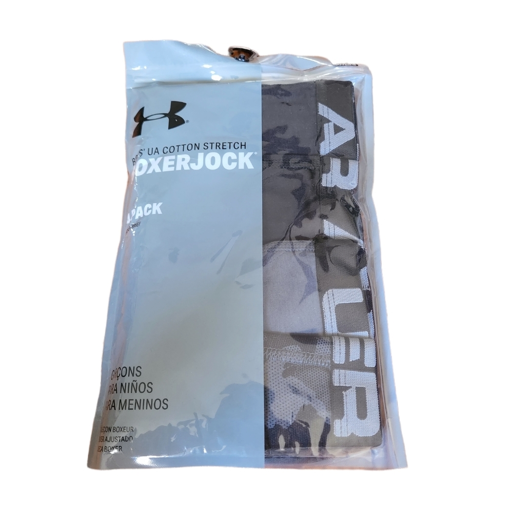UA Cotton Stretch BoxerJock 4 pk boxer brief